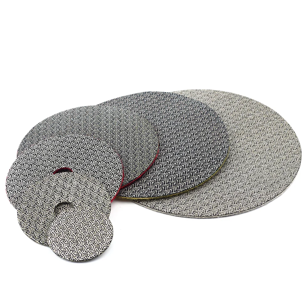 Electroplated Diamond Polishing Pads Diamond Hand Polishing Pads For Glass Granite Marble for Sanding Polishing Surfaces