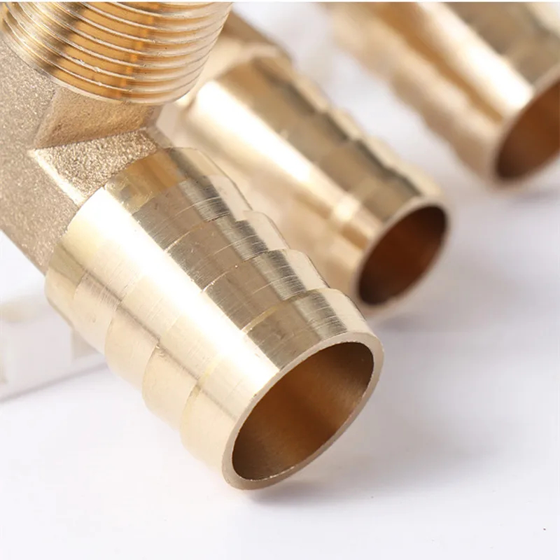 Pagoda connector 6 8 10 12 13 14 16mm hose barb connector tail thread 1/8 1/4 3/8 1/2 3/4 1BSP thread Brass Pipe Fittings Elbow