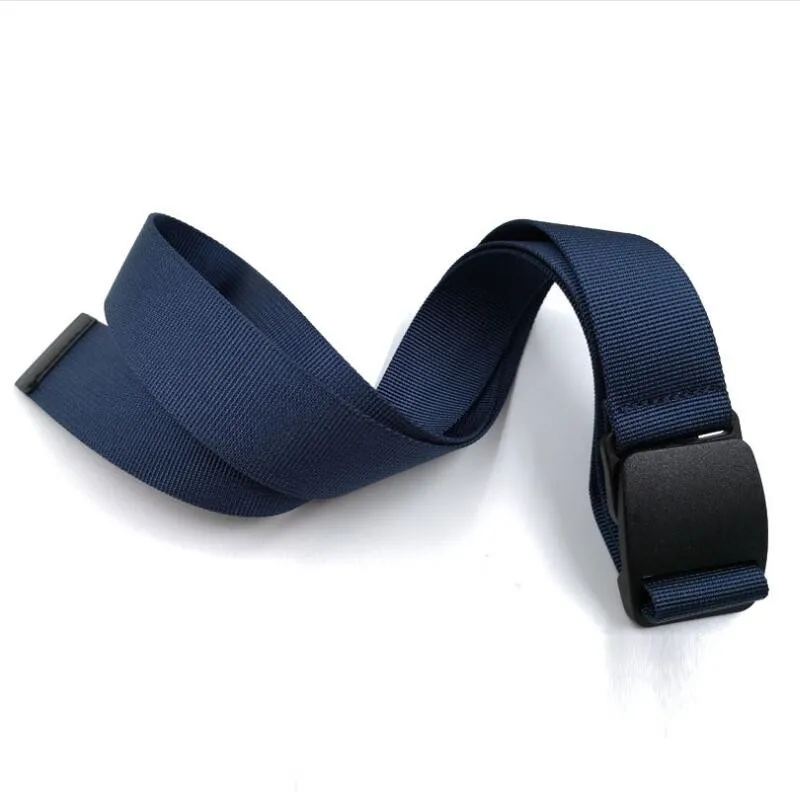 Men Women\'s Real Nylon Belt Outdoor Quick-drying Canvas Cintos Plastic Buckle Ultra Light Belts Student Military Training Strap