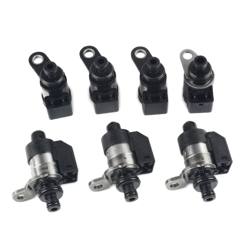 7PCS RE5R05A Transmission Solenoid Kit For Nissan Pathfinder Infiniti EX35 Q45 2002-2018 0260130030 0260130031