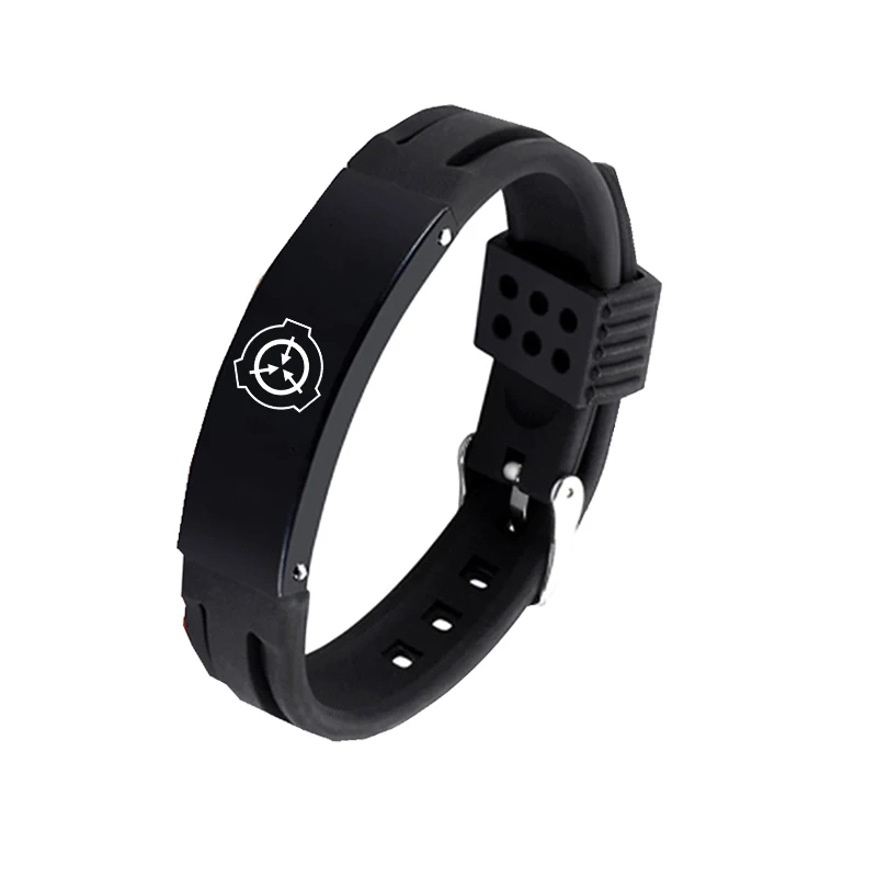 

SCP Foundation Secure Contain Protect Bracelet Women Men Customize Magnetotherapy Sport Bracelet Casual Wristband Bangle Gift