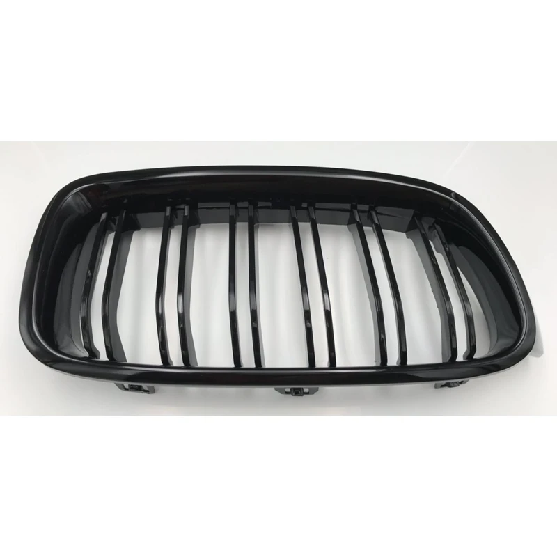 

For BMW 3-Series F30 F31 F35 2012-2017 1 Pair Gloss Black Front Kidney Grill Double Line Grille Repair Part Grilles