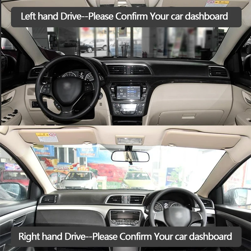 High-quality leather instrument panel protection pad and light-proof pad for Suzuki Ciaz 2014 2015-2018 car styling accessories