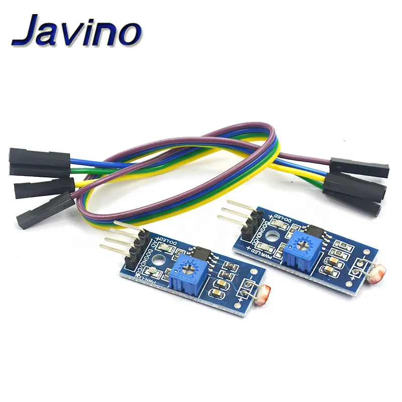 

Photosensitive brightness resistance sensor module Light intensity detect New For Arduino 3/4pin DuPont line