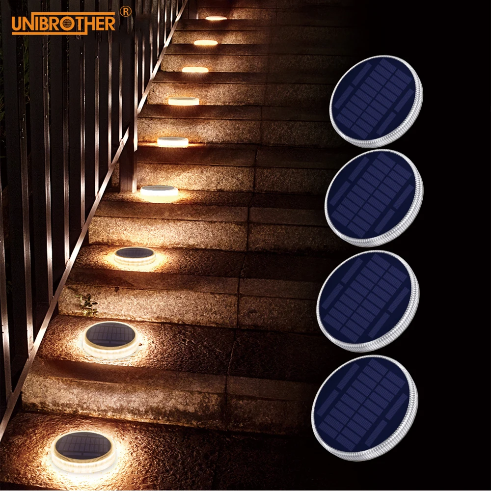 

Solar LED Light Outdoor for Garden Decoration IP65 Waterproof Home Pathway Street Villa Stair Solar Powered Buried Lawn Lights