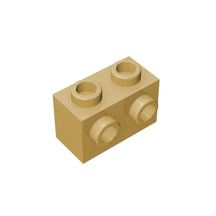 

Building Blocks Technicalalal 1x2 One side bump brick with adapter 10PCS Compatible Assembles Particles Part Moc Toy 11211