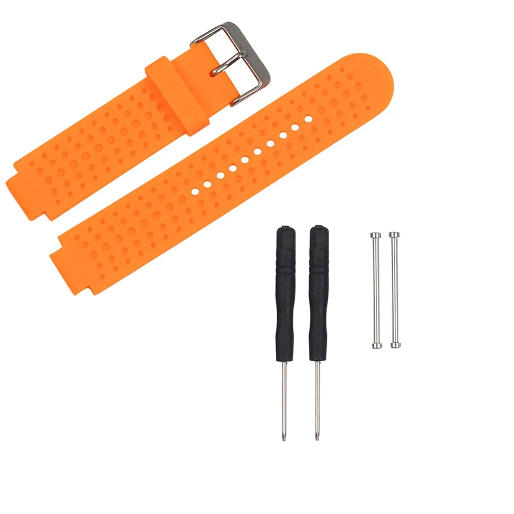 Replacement Silicone Watch Band bracelet belt Strap wristband for Garmin Forerunner 220 230 235 630 620 735 735XT GPS Watch wear