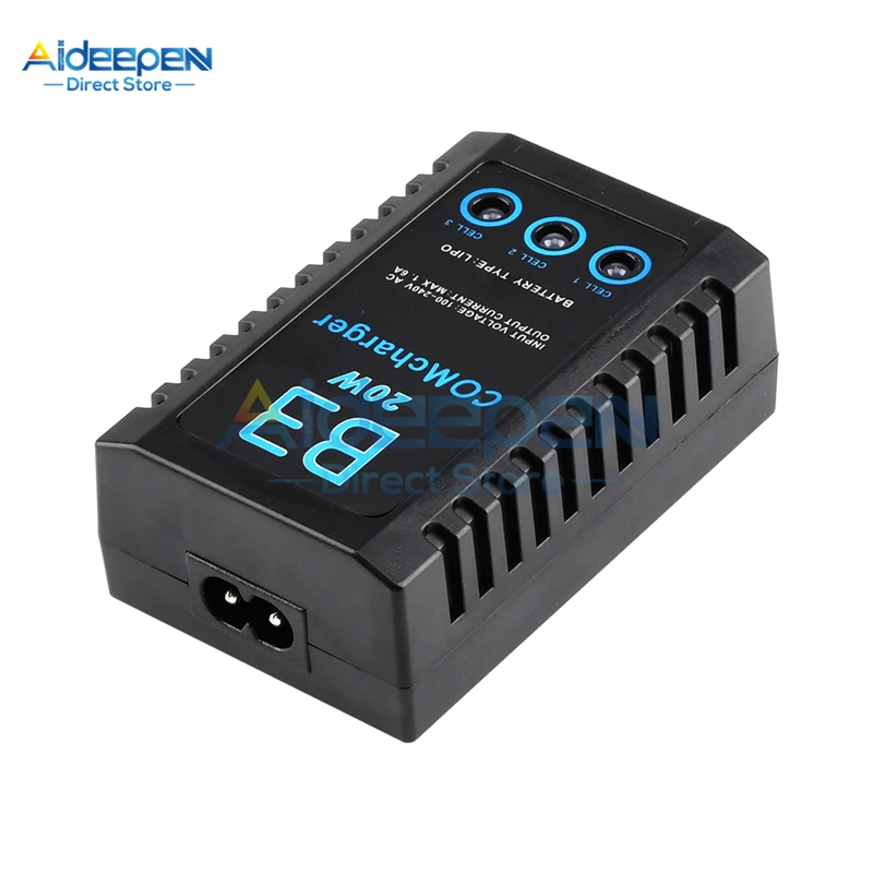 RCヘリコプター用バランスバッテリー充電器,Lipo電源,imaxrc,imax b3 pro,コンパクト2s,3s,20w,eu,usプラグ