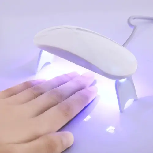 Lámpara secadora de uñas portátil, luz LED UV para uñas para curado de todo el esmalte de Gel, máquina de manicura de secado rápido recargable por USB, herramientas de decoración de uñas