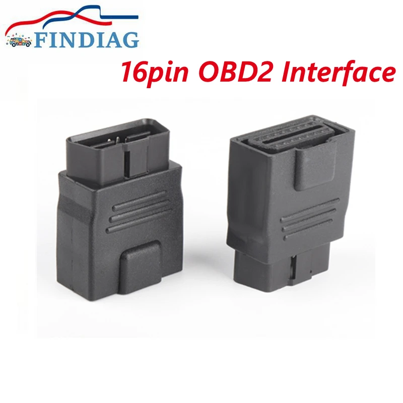 ELM327 12V 24V OBD2 Adapter Male to Female 16pin Plug Reduce Loss of OBD2 Interface 16pin OBD II Connector Diagnostic Cord