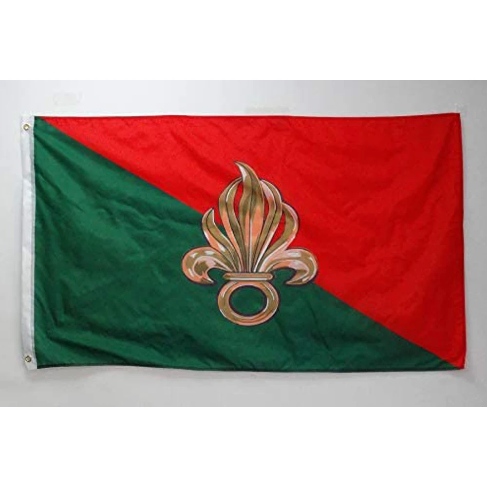 Flagnshow 3x5 ft French Foreign Legion Flag Army of France Flags 90 x 150 cm