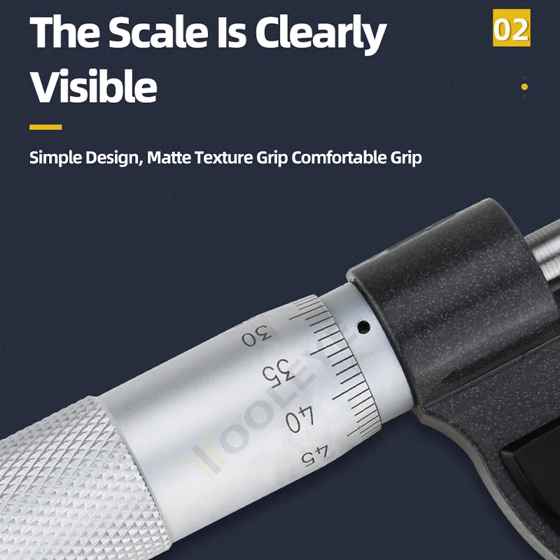 External Micrometer Set – Precision Mechanical Outside Micrometer Gauge Kit for Accurate Machining & Measurement 3