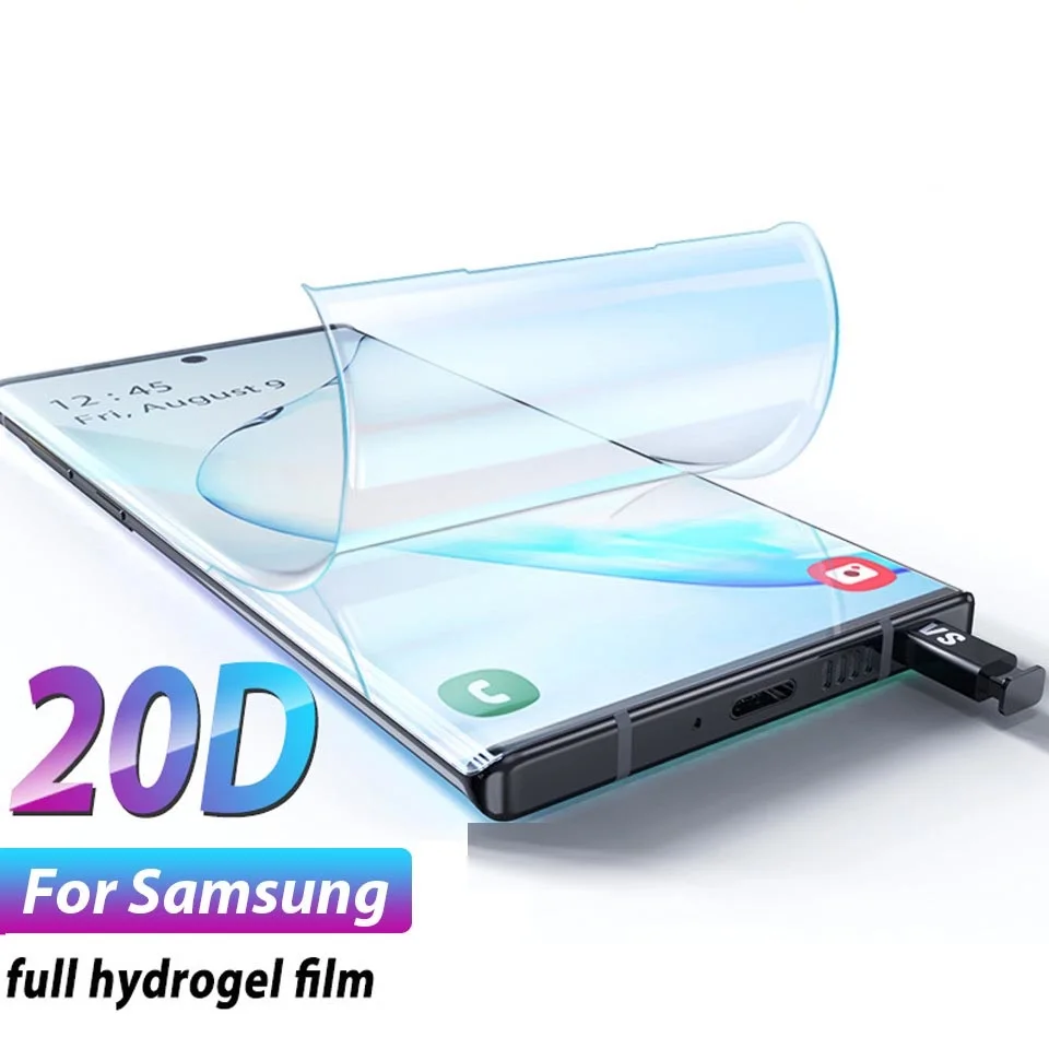 Hydrogel Film for Samsung Galaxy Note 20 Ultra Screen Protector Soft Not Glass for Samsung Note 20 Protective Film