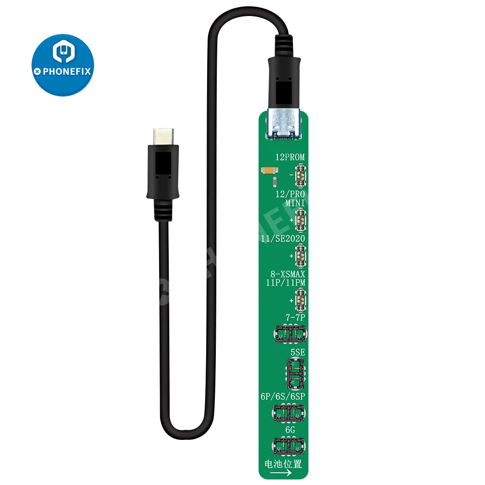 JC V1S Pro Battery Diagnostic Module for iPhone 6 7 8P X XSMAX 11 12 Pro Max Battery Life/Health/Capacity /Cycle Times Reset