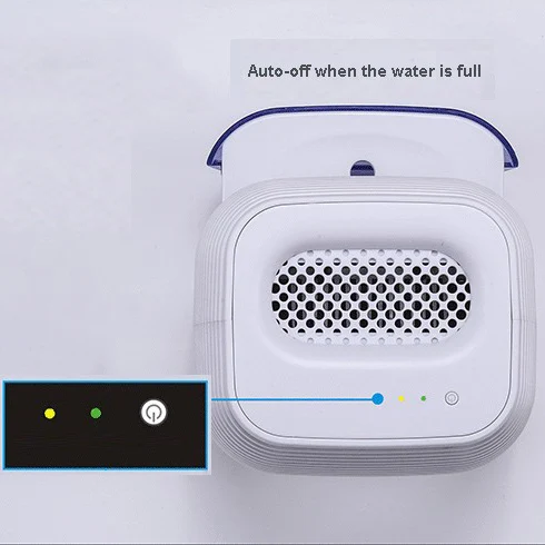 مزيل رطوبة كهربائي صغير ، ممتص رطوبة ، مجفف هواء ، مزيل رطوبة للمنزل والسيارة والحمام ، 100 مللي/د