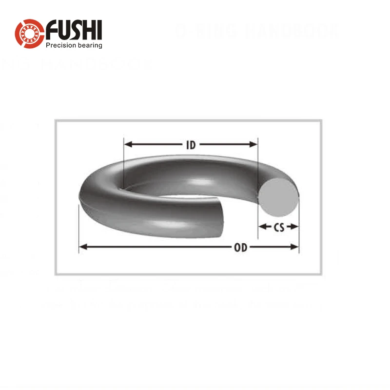 CS2.4mm EPDM O RING OD 41/42/43/44/45/47/49/51/53/55/57/60/62/64*2.4mm 40PC Gasket Seal Exhaust Mount Rubber Insulator Grommet