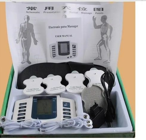 JR - 309 EMS Tens Unit Professional Muscle Stimulator Portable Electric Body Massager Microcurrents Low Frequency Relaxing Physi