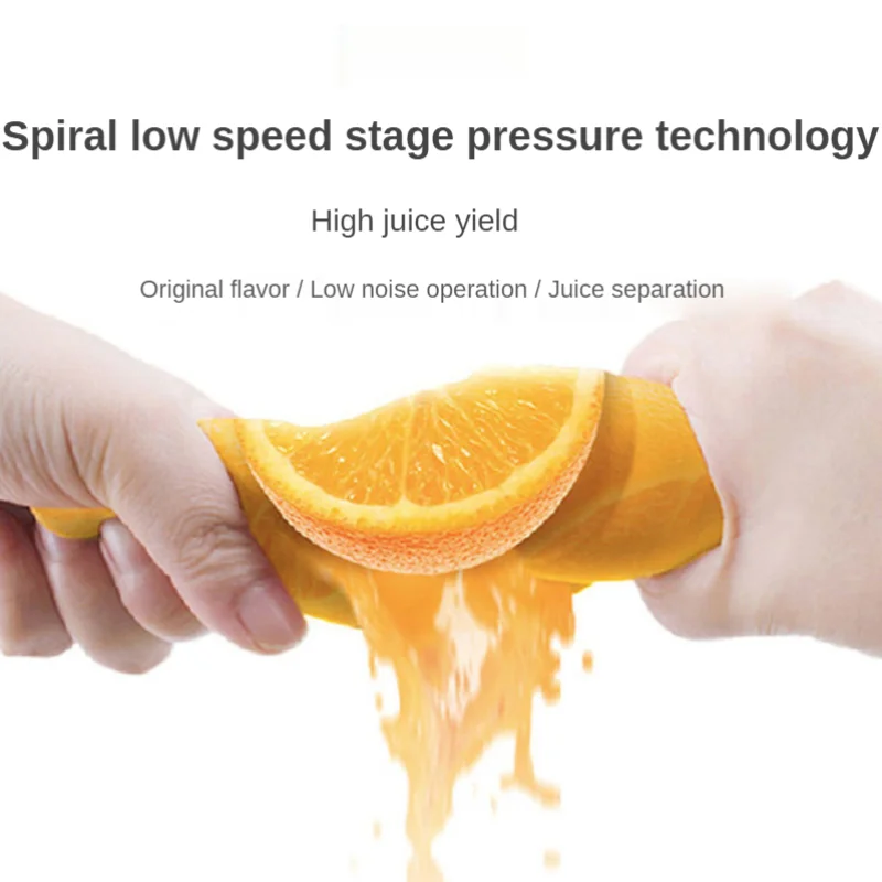 Joyoung mastigando juicer juicer lento com motor silencioso para imprensa fria juicer elétrico filtro livre fácil limpo