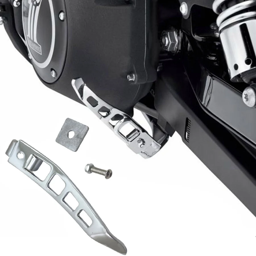 

1 Set Chrome CNC Motorcycle Stand Extension Kit kickstand For Harley Dyna 1993-2017 Low Rider Street Bob Fat Bob FXDF FXDB FLD