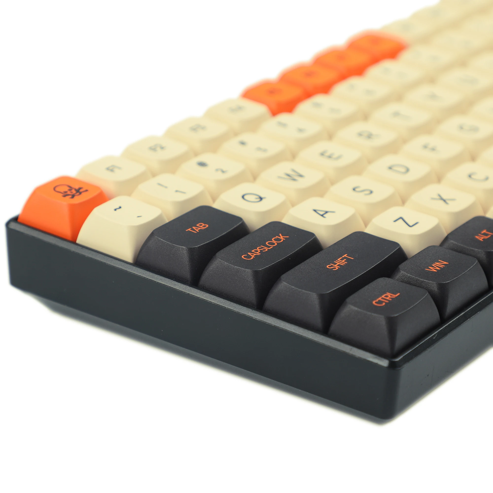 143 Carbon PBT Keycaps ZDA Similar to XDA Keycap Dye Sub For Cherry MX Split Keyboard 104 87 GK61 96 84 GK64 68 Key caps