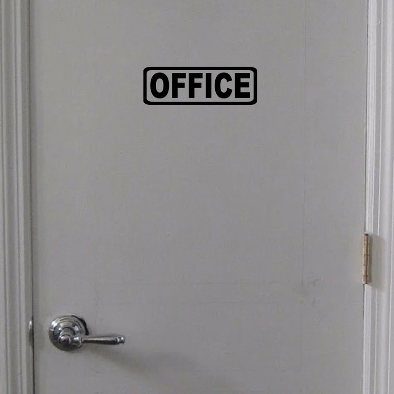 OFFICE Door Sign Vinyl Decal - Door Window Wall - Business Office Restaurant Wall Stickers