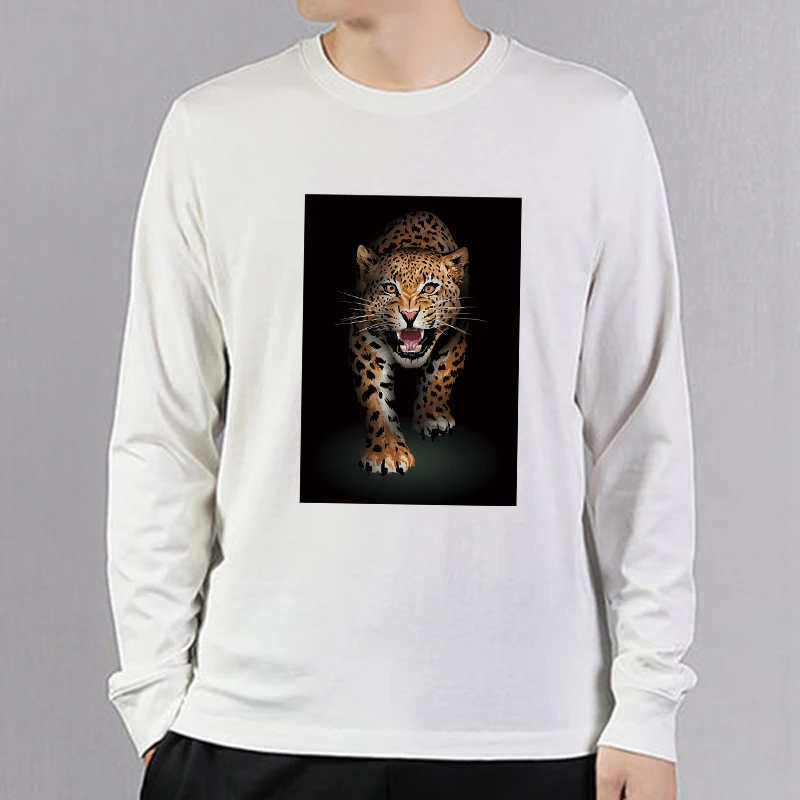 Animal Patch Sticker Big Tiger Patch T-shirt Dresses Hot Tear DIY New Design Thermal Transfer 3D Stickers-CQ