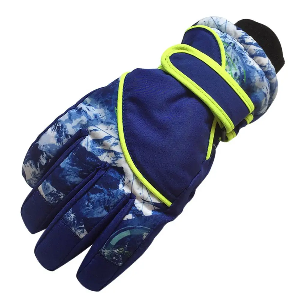 

5-8 лет, 5-8 лет, водонепроницаемые лыжные варежки с героями мультфильмов и длинными пальцами, аксессуары для катания на сноуборде, лыжные перчатки