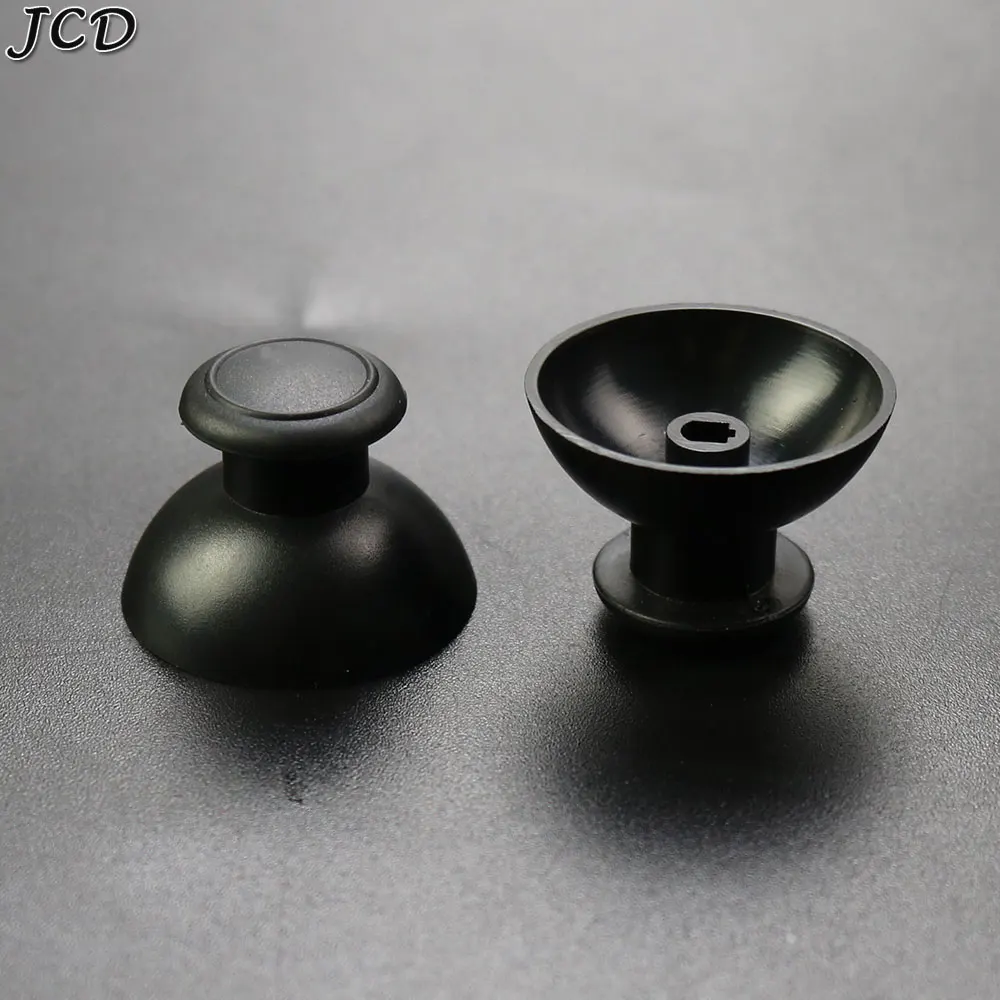 JCD 1piece Rocker cap For Wii U WiiU WII U White Black Hole 3D Analog Cover Plastic Thumb stick Joystick Grip Caps Controller