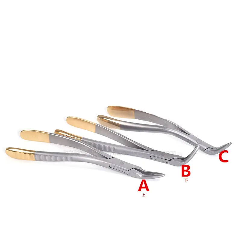 

1PC Dental root clamp Common upper and lower jaw extraction forceps Minimally invasive residual root extraction