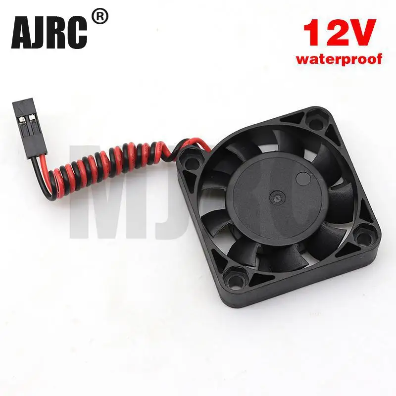 Double Bearing Strong wind Motor ESC cooling 12V fan for 1/10 RC Crawler Car RC Short-Course Truck Drifting RC Car Monster Truck