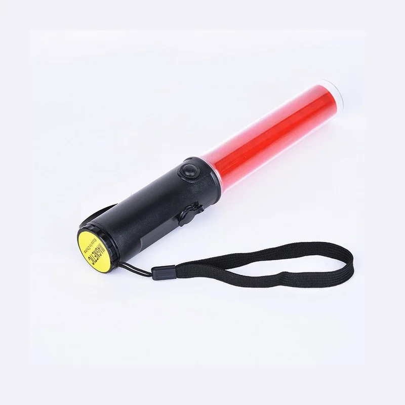 36 cm Lunghezza Esterna Ricaricabile Traffico Testimone di Controllo del Fuoco Fluorescente Rod LED di Sicurezza Della Polizia Comando Bastone