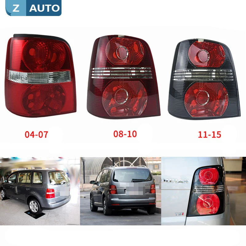 

For Volkswagen Touran 2004 2005 2006 2007 2008 2009 2010-2015 Car Rear Left Right Tail Light Lamp Housing Car-styling NO Bulbs