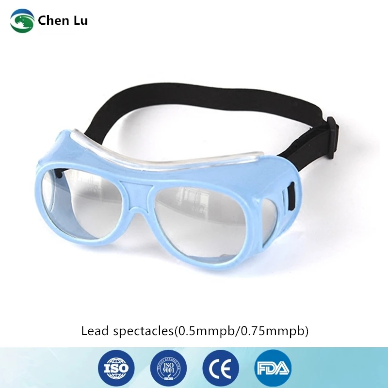 

Genuine radiological protection 0.5/0.75mmpb lead glasses x-ray gamma ray nuclear radiation protective lead spectacles