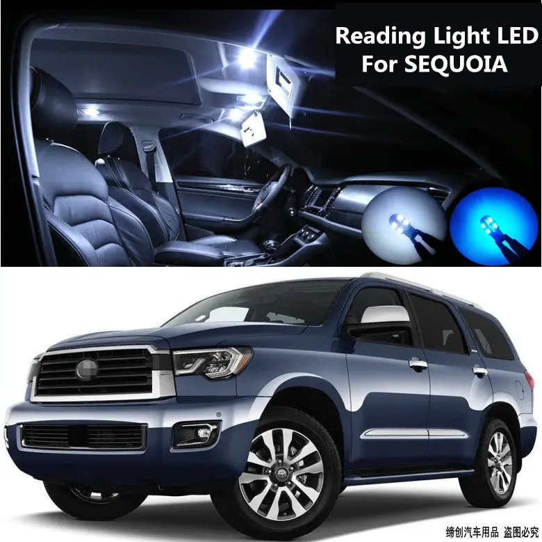 

Car Reading Light LED For Toyota SEQUOIA Interior Lights Roof Light LED SEQUOIA Lights Refit