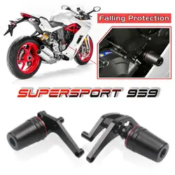 Moto Protezione dalla caduta Paratelaio Carenatura Guard Anti Crash Pad Protector Per DUCATI Supersport 939 950 Supersport939