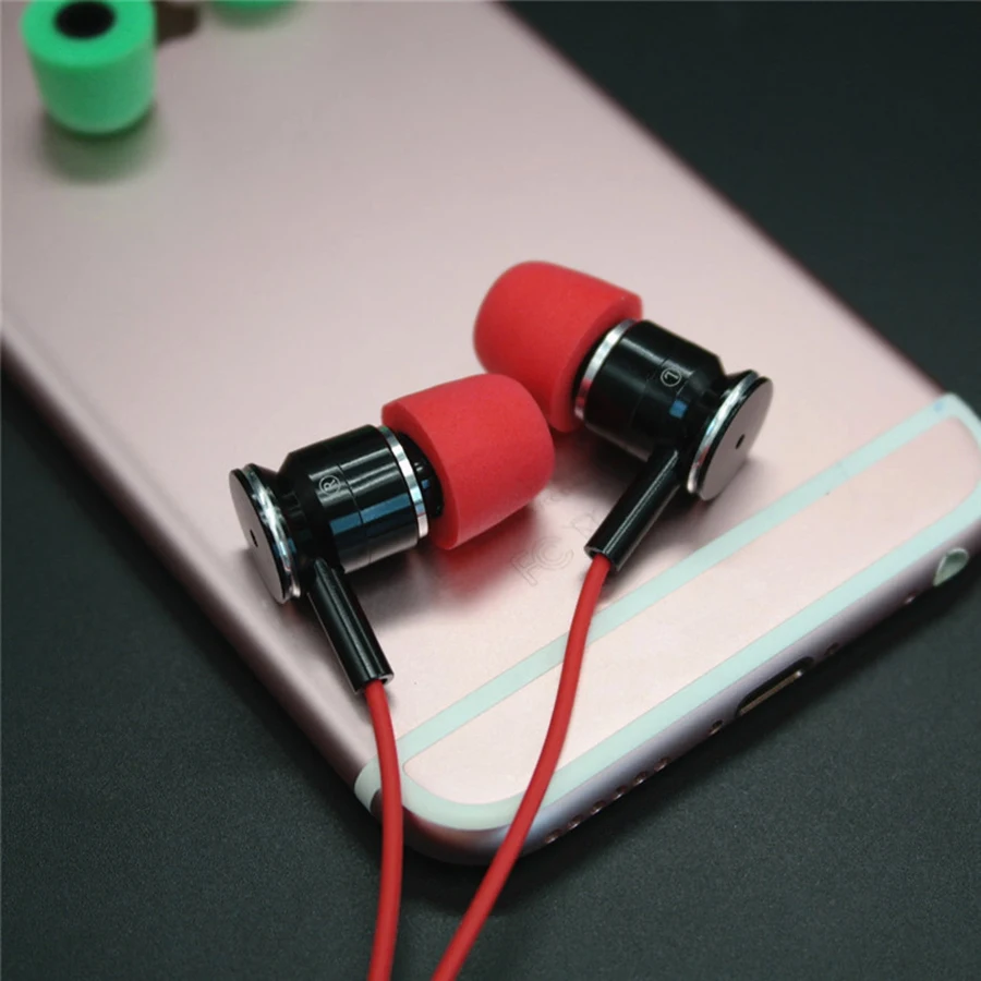 1 Pair Eartips Earplug Memory Foam Ear Pads Sponge Ear Cups In-Ear Earphone Earbuds Headset Bud Tips 3.0/4.0/4.5/4.9mm S/M