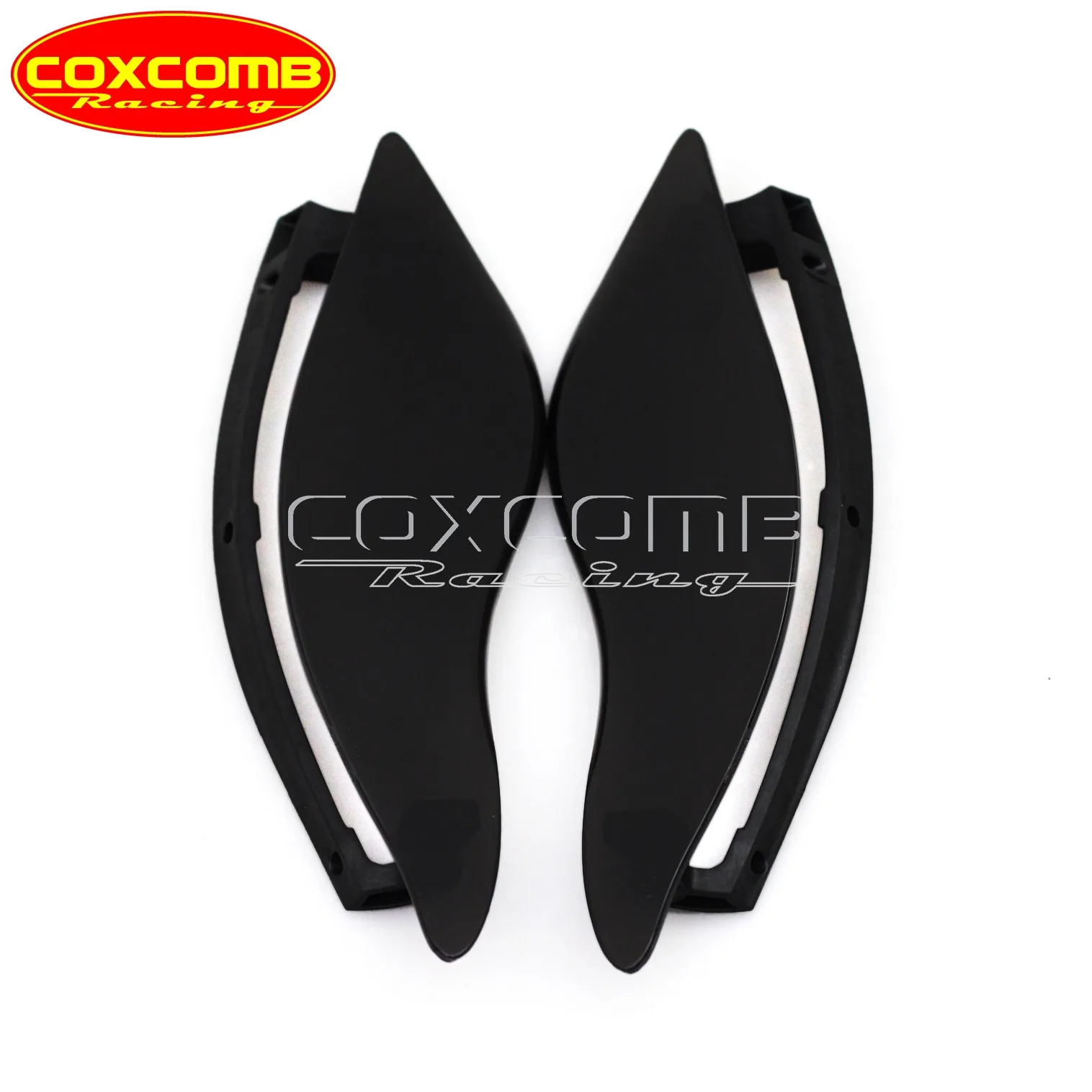 1Pair Motorcycle ABS Plastic Side Wings For Haley Electra Street Glide 2014-2016 Windshield Air Deflector Upper Outer Fairing