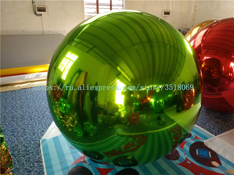 Sale of PVC inflatable mirror balls, large inflatable mirror balls, suitable for advertising layout display.