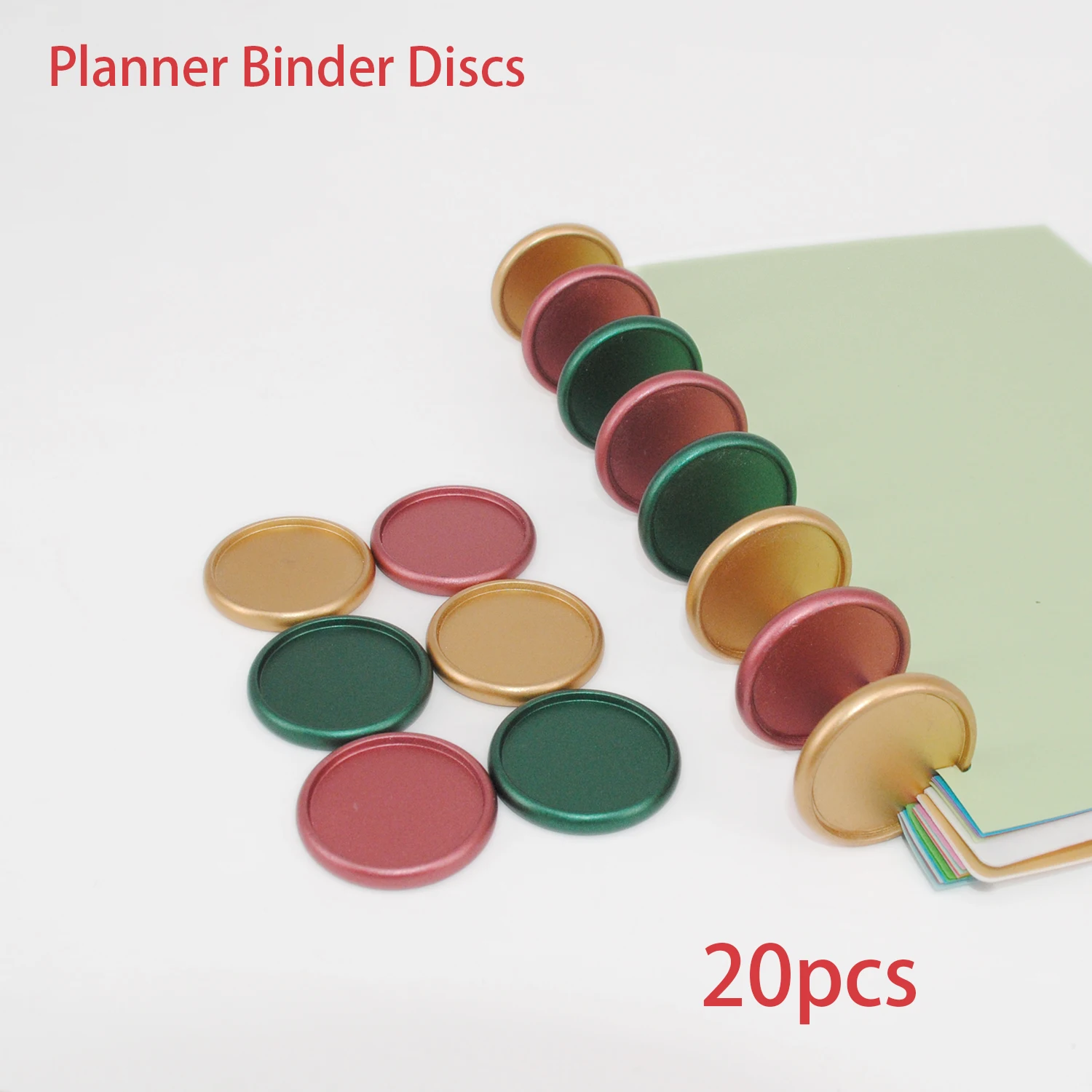 20pcs 35mm Mushroom Bidning Buckle Planner Discs Binder Ring For Notebook Binding discs DIY Planner Accessories School Supplies