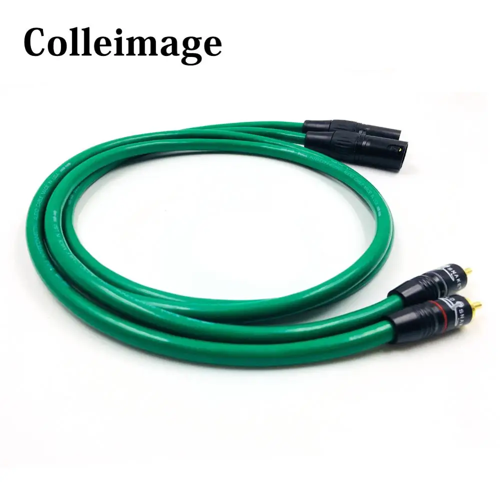 Colleimage Free shiping MCINTOSH 2328  Pure Copper HiFi Audio cable HIFI Audio Amplifier CD DVD player RCA interconnect