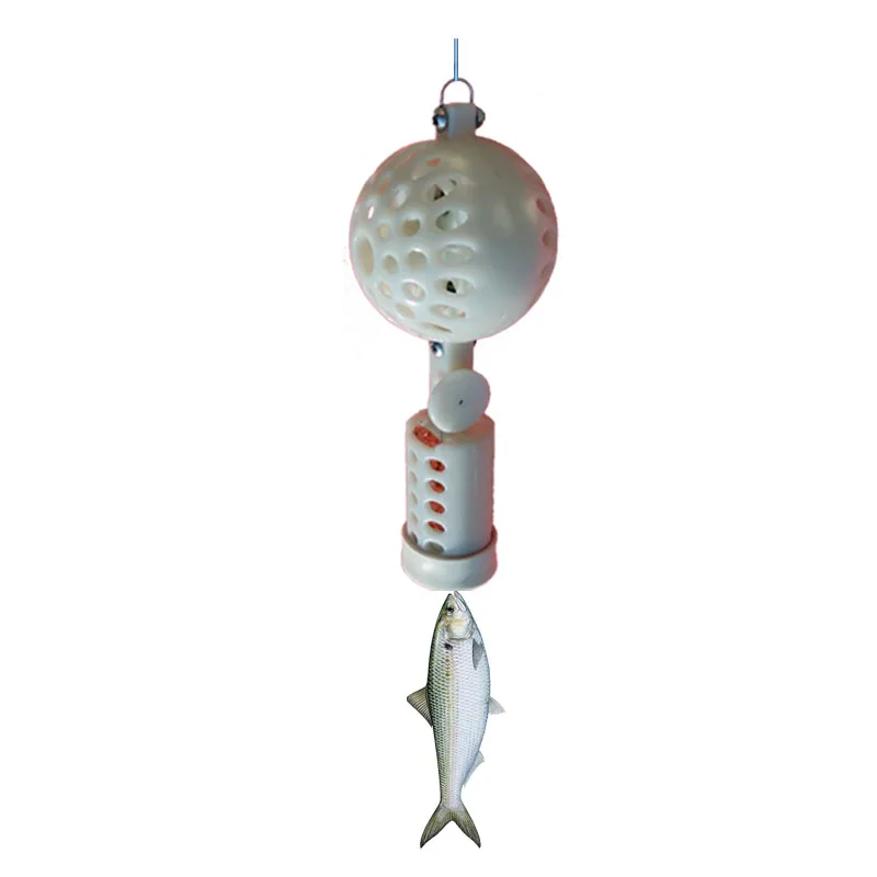 Smart Fish Feeder Bait Holder Cage Fish Bite Trigger Hook Catch fish Automatically Hook Trigger Intelligent Fish Trap Catcher