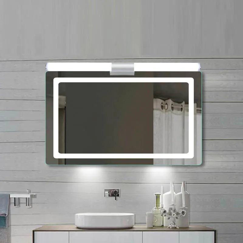 Modern Wall Lamp New Long Strip Wall Decors Mirror Lights Simple Style Acrylic Lighting For Bathroom Bedroom Home Decor Sconces