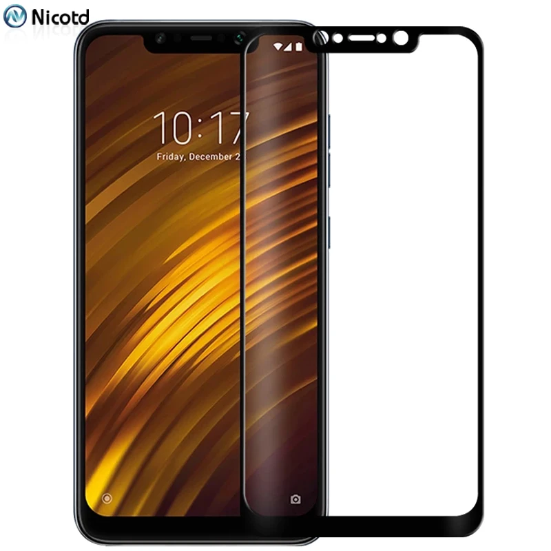 1-3Pcs Tempered Glass For Xiaomi Pocophone F1 Screen Protector Xiomi Poco Pocofone F1 Mi Phone F 1 Pocof1 Protective Glass Film