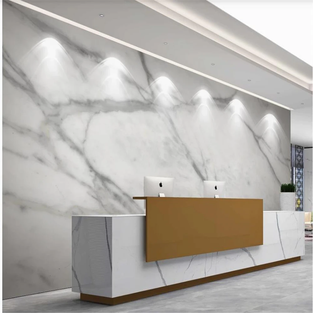 

Custom wallpaper for walls 3 d for living room Gray marble wallpapers