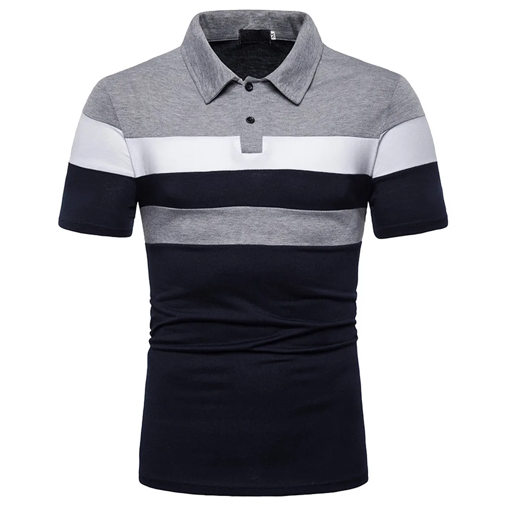 Top Quality Men Shirt Short Sleeve Shirt Male Cotton Blouse Stripe Cloth Tops oversized Men Casual Slim Homme Top Male Blouse