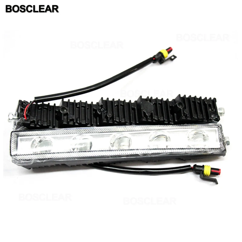 Left Right 2PCS LED DRL Day Running Lamp Light Fog Lamp For Mercedes Benz   G500 G55 1993 1994 1995 1996 1997 1998 1999 2000-15