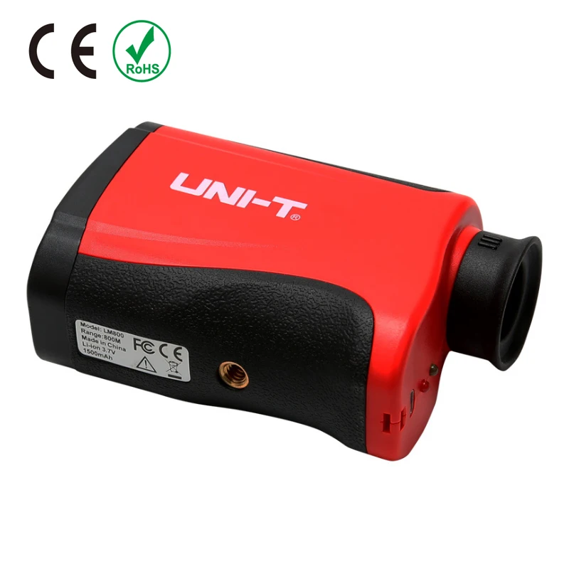 UNI-T 1500 متر hd طلاء جولف ليزر المدى مكتشف rangefinder من الصيد 1500 مللي أمبير بطارية ليثيوم ليزر المسافة