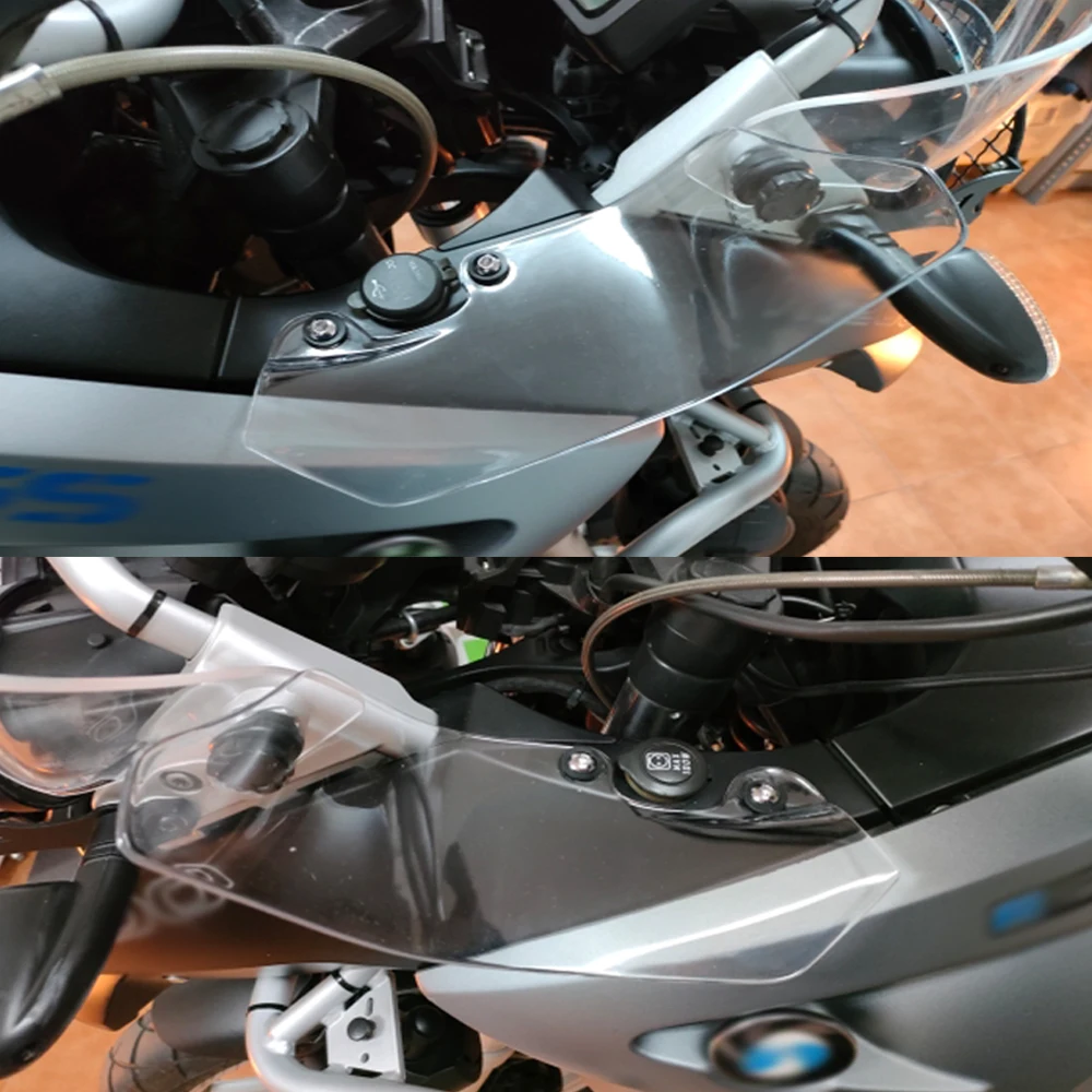 New Side Windshield Windscreen Wind Deflector For BMW R1200GS Adventure ADV 2004-2012 2011 2010 2009 2008 2007 2006 2005