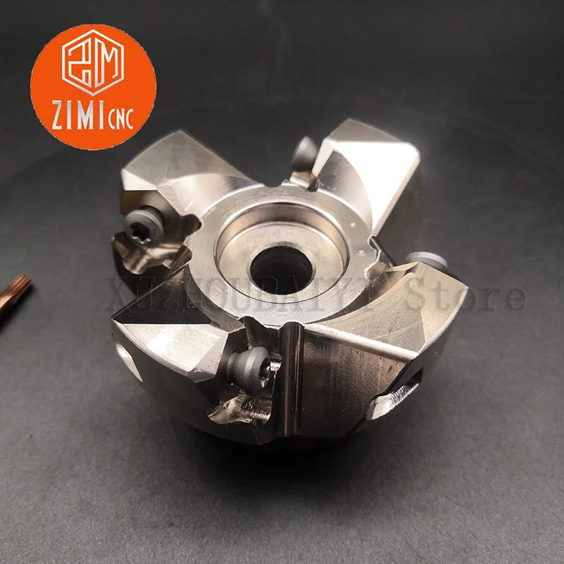 MFWN90 50-22 4-edge 90-degree double-sided hexagonal heavy cutting face milling cutter head for WNMU080608/WNMG080608EN blade