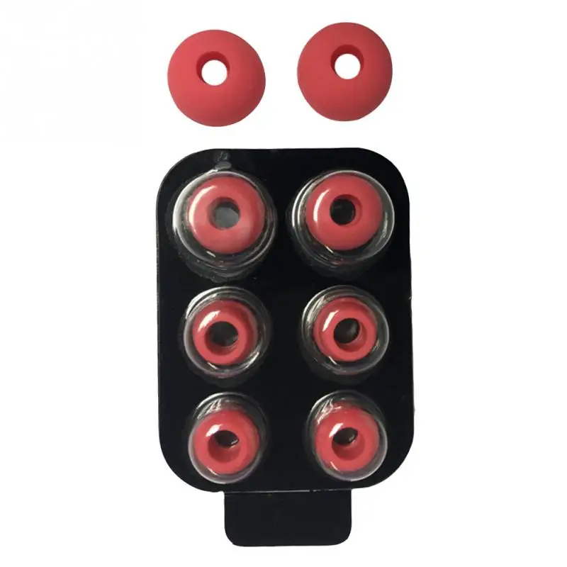 4 Pairs/set In Ear Noise Isolated Soft Anti Slip Removable Earbuds Tip With Box Spared Silicone Replacement For Beats Power3